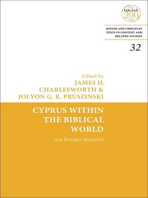 cover image of Cyprus Within the Biblical World